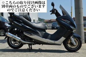 HMS ヤマハ マジェスティ250 SG20J 4D9 バイクマフラー 2Pリング (06SUS) SUS ステンレス マフラー カスタム パーツ V-202-005