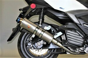 Valiente シグナス グリファス 8BJ-SEJ4J バイクマフラー NMAX125/155 デュラ チタンソリッド マフラー バリエンテ ヤマハ v-201-du3