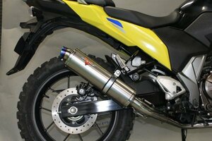 Vストローム250SX バイクマフラー 8BK-EL11L アレグリア チタンソリッド マフラー バイク用品 バイク用 バイクパーツ フルエキ v-201-al13