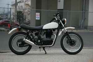 HMS カワサキ 250TR BA-BJ250F バイクマフラー キャブ車用 100φ砲弾マフラー SUS ステンレス 3曲げ (Type3) マフラー V-202-028