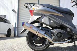 Valiente 09アドレス V125S/V125G CF4EA CF4MA バイクマフラー O2センサー対応 デュラ マフラー カスタム バリエンテ スズキ v-201-du1