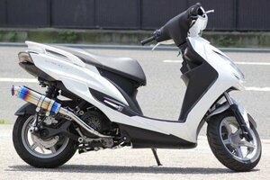 HMS ヤマハ シグナスX SE12 SE44J 国内モデル 1型 2型 3型 バイクマフラー SSB ステンレス ブルーカラー マフラー カスタム V-201-032