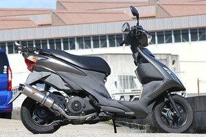 Valiente アドレスV125 CF46A バイクマフラー デュラ チタンソリッド マフラー カスタム パーツ バリエンテ スズキ v-201-du2