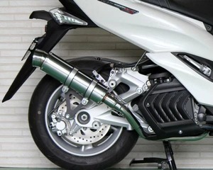 HMS ヤマハ マジェスティS JBK-SG28J SG52J バイクマフラー R300 アップタイプ SUS ステンレス マフラー カスタム V-201-022