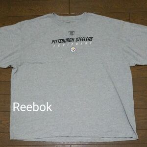 Reebok NFL プリントTシャツ　グレー系　2XL　R-2410