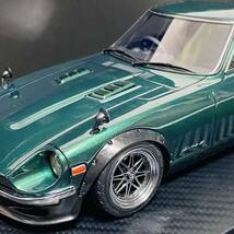 【美品】ignition model イグニッションモデル 1/18スケール Nissan Fairlady Z S30 Green 日産 フェアレディZ グリーン IG0688 ミニカー_画像4