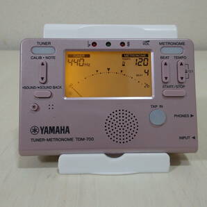 ★☆ YAMAHA ヤマハ TDM-700 TUNER-METRONOME ピンク チューナー メトロノーム 動作確認品！☆★の画像6