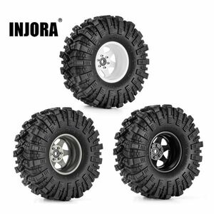 INJORA offset -8.9 millimeter meter 1.9 bead lock wheel rim mud tire set S22d5047108455