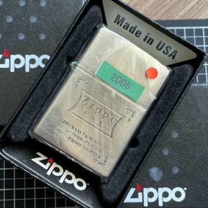 【USED】zippo 2005年vintage オリジナルジッポーロゴデザイン オイルライター