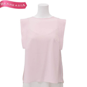 [ beautiful goods ]PINKY&DIANNE/ Pinky and Diane .. love collaboration blouse side slit back .38 M pink [NEW]*61ED23