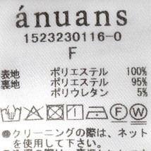 【定価1.9万】anuans/アニュアンス アブストラクトドットパターンワンピース レディース ロング F 白 紺 黒 [NEW]★61EF17_画像7