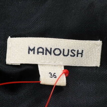 MANOUSH/マヌーシュ レディース ミニ ワンピース ノースリーブ ピンストライプ ウール混 36 S相当 ネイビー [NEW]★41JJ44_画像7