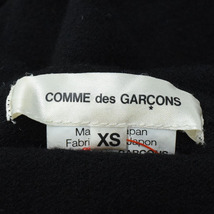 【美品】COMME des GARCONS/コムデギャルソン ロング ワンピース 長袖 リボン ウール 小さいサイズ XS 黒 [NEW]★41LD39_画像9