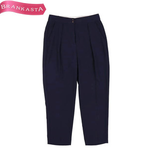 SEE BY CHLOE/ See by Chloe lady's tapered pants thin center Press 36 S corresponding navy [NEW]*51AG11