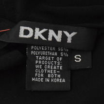 DKNY/ダナキャランニューヨーク レディース ひざ丈 ワンピース カットソー 半袖 Vネック フレアスカート S 黒 [NEW]★51DF97_画像6