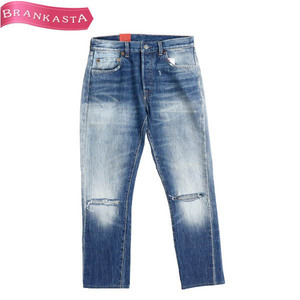 【美品】Levi's/リーバイス メンズ ジーンズ デニム パンツ 501 ボタンフライ CA00342 WPL423 W28 L32 ブルー系[NEW]★51EK83