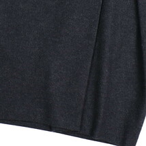 【美品】JIL SANDER/ジルサンダー レディース ひざ丈 タイト スカート ウール100％ 34 S相当 ダークグレー [NEW]★51KG08_画像3