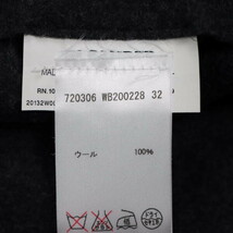 【美品】JIL SANDER/ジルサンダー レディース ひざ丈 タイト スカート ウール100％ 34 S相当 ダークグレー [NEW]★51KG08_画像5