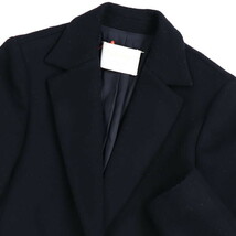 BALLSEY/ボールジー トゥモローランド テーラード ロングジャケット コート ウール 長袖 1ホック 38 L相当 濃紺[NEW]★61AC71_画像2