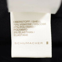 SCHUMACHER/シューマッハ レディース 七分袖 プルオーバー トップス カットソー 2 M相当 黒 [NEW]★61BB30_画像6