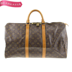 LOUIS VUITTON/ルイヴィトン モノグラム キーポル50 M41426 ボストンバッグ 旅行鞄 大容量 メンズ レディース [NEW]★62CA59