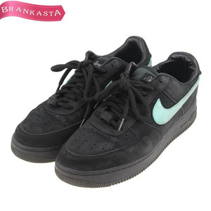 NIKE×TIFFANY&Co./ナイキ×ティファニー Air Force 1 Low &quot;1837&quot; エアフォース1 メンズ スニーカー 靴 US10 黒[NEW]★62CA94