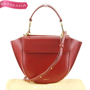 [ regular price 15.2 ten thousand ]Wandler/ one gong - ho ru ton sia Mini handbag 2way shoulder bag TOMORROWLAND red [NEW]*62DA98