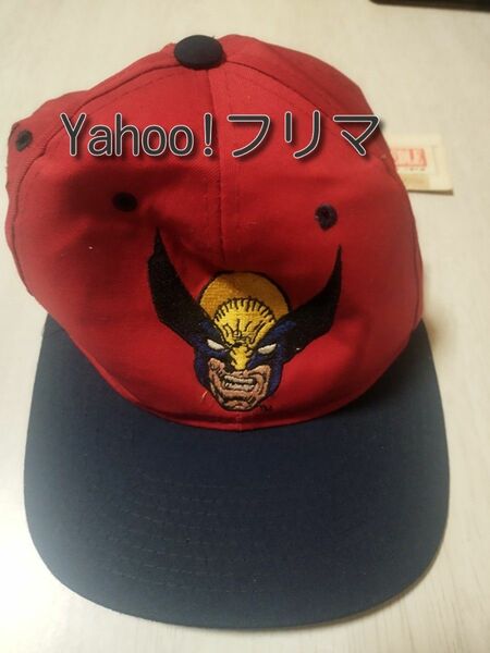 X-MEN ウルヴァリン WOLVERINE キャップ 帽子 1993年製 タグ