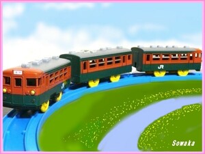 廃版！希少品●プラレール JR東海/JR東日本★１６５系 東海型 急行電車懐かし湘南色★簡易清掃 整備点検 走行確認済◎