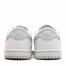 Nike TD Dunk Low Retro White/Pure Platinumナイキ TD ダンク ロー レトロホワイト/ピュアプラチナムキッズ(DH9761-102)白15cm箱無し_画像8