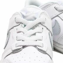 Nike TD Dunk Low Retro White/Pure Platinumナイキ TD ダンク ロー レトロホワイト/ピュアプラチナムキッズ(DH9761-102)白15cm箱無し_画像9