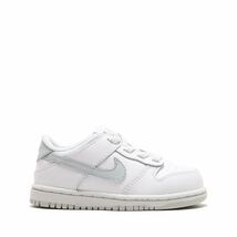 Nike TD Dunk Low Retro White/Pure Platinumナイキ TD ダンク ロー レトロホワイト/ピュアプラチナムキッズ(DH9761-102)白15cm箱無し_画像4