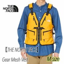 【THE NORTH FACE】 Gear Mesh Vest ギア メッシュ ベスト / アウトドアベスト フィッシングベスト 多機能ベスト （NP22231 )黄Mサイズ_画像1