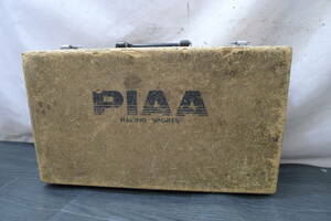 EE202 PIAA カセットテープケース 外寸約36.5cm×21cm×8.5cm 小物入れ 旧車 昭和 レトロ 当時物 /80