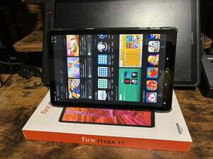 美品即決　Amazon Fire Max 11 タブレット - 11インチ 2Kディスプレイ 64GB スタンドケース付き