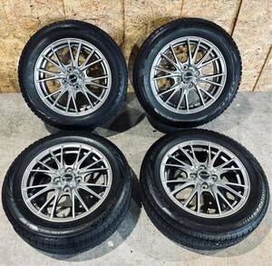 ★綺麗 溝多 2020年★ 4本 185/60R15 スタッドレス VRX2 5.5J +45 4H PCD100 アクア ヴィッツ スイフト フィット ヤリス A-5-62