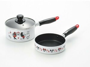 * Mickey & minnie кастрюля 16cm& сковорода 16cm*IH100*200V соответствует новый товар 