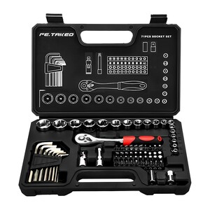  tool set 71PCS work maintenance tool set tool box Home tool set home use car bicycle maintenance site work repair storage case KLB-TB05