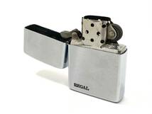 ZIPPO/ジッポー REGAL/リーガル ロゴ オイルライター シルバー カラー 喫煙具 タバコ (43932TS1)_画像6