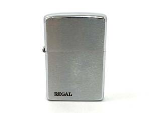 ZIPPO/ジッポー REGAL/リーガル ロゴ オイルライター シルバー カラー 喫煙具 タバコ (43932TS1)