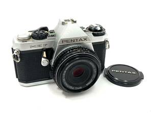 【ジャンク品】PENTAX/ペンタックス ME F シルバー ボディ + smc PENTAX-M 1:2.8 40mm レンズ 一眼レフ フィルムカメラ (43850A1)