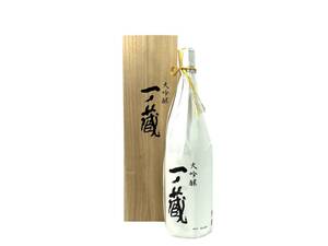 【未開栓】大吟醸 一ノ蔵 清酒 日本酒 1.8L/1800ml 15% 山田錦 箱付き お酒 古酒 (49746A1)