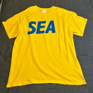 Wind And Seaロゴ Tシャツ L送料込少しダメージ有りの画像1