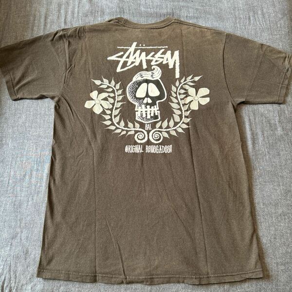 OLD stussy BALコラボTシャツ　VINTAGE M 送料込　ステューシー