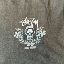 OLD stussy BALコラボTシャツ　VINTAGE M 送料込　ステューシー_画像4