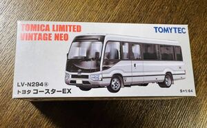 Tomytec LV-N294a Toyota Coaster EX ( silver )1/64 scale die-cast Tomica Limited Vintage NEO 325277