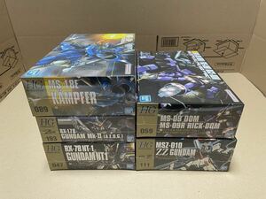  not yet constructed gun pra HGUCdom ticket p fur zz mk2 NT1 Bandai Gundam plastic model 5 piece set 