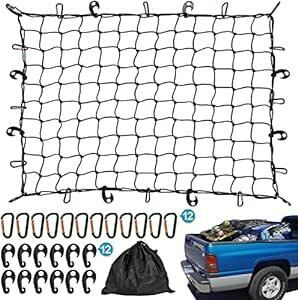 Kohree カーゴネット 90×120cm 車用 ラゲッジネット ルーフネット 天井 ルーフキャリア ツーリングネット 荷物落下