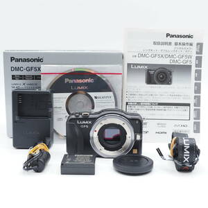 ★ショット数わずか197回・元箱付き新品級★ Panasonic パナソニック ミラーレス ルミックス GF5 ボディ エスプリブラック DMC-GF5-K #2199