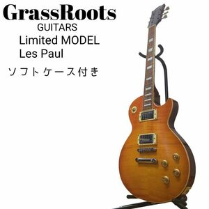 ☆ прекрасный товар ☆ GrassRoots электрогитара Lespaul Limited MODEL